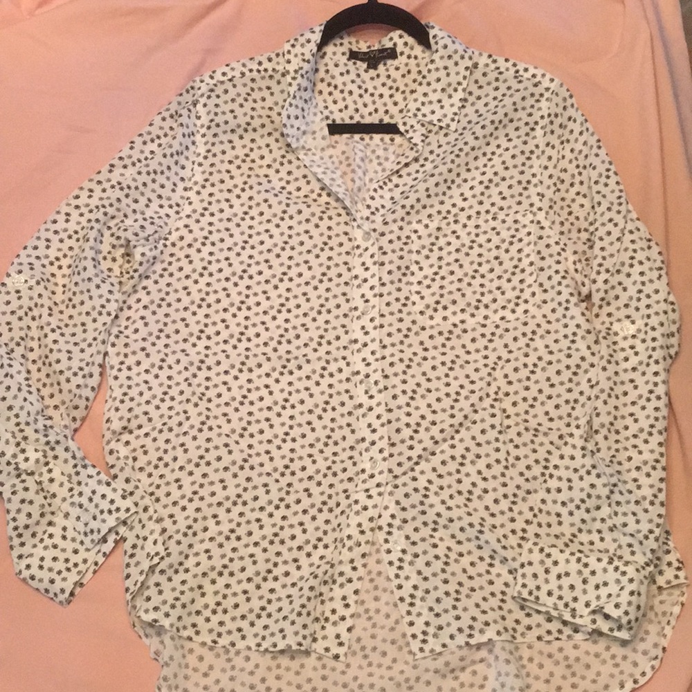 Long sleeve lightweight blouse